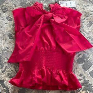 Zara pink top xs new with tags